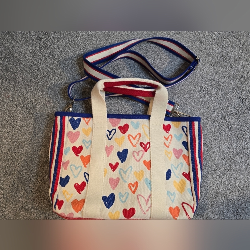 Brighton Red White & You Mini Tote Bag EUC - Picture 7 of 7
